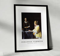 
              Johannes Vermeer - Mistress and Maid 1666-1667
            