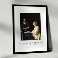 Johannes Vermeer - Mistress and Maid 1666-1667