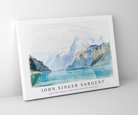 
              John Singer Sargent - Bay of Uri, Brunnen from Switzerland 1870 Sketchbook
            
