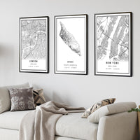 
              Aruba, South America Modern Style Map Print 
            
