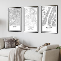 
              Gainesville, Virginia Modern Map Print 
            
