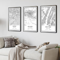 
              Redlands, California Modern Map Print 
            