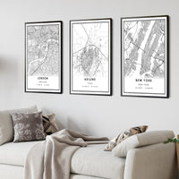 
              Abilene, Texas Modern Map Print 
            