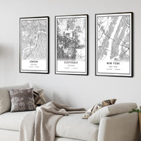 
              Scottsdale, Arizona Modern Map Print
            