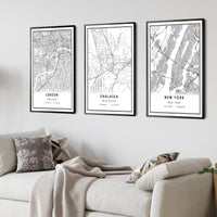 
              Onalaska, Wisconsin Modern Map Print 
            