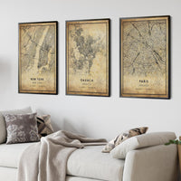 
              Oaxaca Vintage Map Print Gifts
            