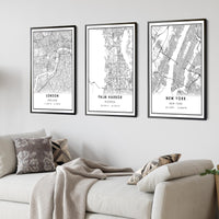 
              Palm Harbor, Florida Modern Map Print 
            