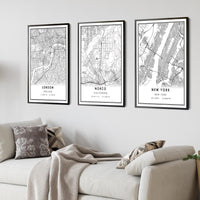 
              Norco, California Modern Map Print
            