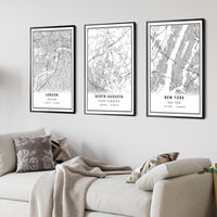 
              North Augusta, South Carolina Modern Map Print 
            