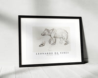 
              Leonardo Da Vinci - A Bear Walking 1482-1485
            