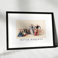 David roberts - Dancing girls at Cairo-1796-1864