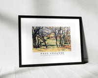 
              Paul Cezanne - Trees and Houses Near the Jas de Bouffan 1885-1886
            