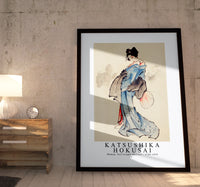 
              Kotsushika Hokusai - Woman, Full-Length Portrait 1760-1849
            
