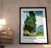 
              Vincent Van Gogh - Cypresses 1889
            