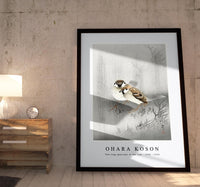 
              Ohara Koson - Two ring sparrows in the rain (1900 - 1930) by Ohara Koson (1877-1945)
            