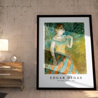 Edgar Degas - The Singer in Green 1884