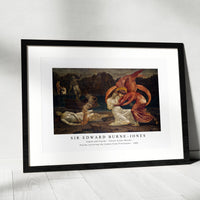 Sir Edward Burne Jones - Cupid and Psyche - Palace Green Murals - Psyche receiving the Casket from Proserpine (1881)