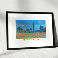 Claude Monet - Poppy Field, Giverny 1890-1891
