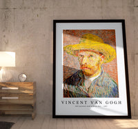 
              Vincent Van Gogh - Self-portrait with a Straw Hat 1887
            