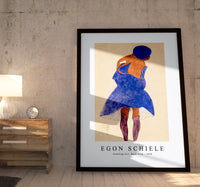 
              Egon Schiele - Standing Girl, Back View 1908
            
