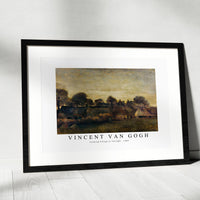 Vincent Van Gogh - Farming Village at Twilight 1884