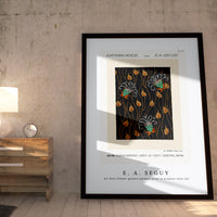 E.A.Seguy - Art Deco Flower pattern pochoir print in oriental style (2)