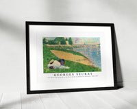 
              Georges Seurat - The Seine with Clothing on the Bank (Study for Bathers at Asnières) 1883-1884
            