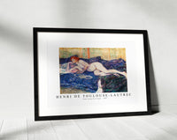 
              Henri De Toulouse–Lautrec - Nude Lying on a Couch  1897
            