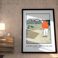 Edward Penfield - Man playing Golf 1890-1907