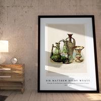 Sir Matthew Digby Wyatt - A group of earthenware vases by Mansard of Voisinlieu France 1820-1877