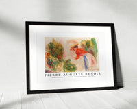 
              Pierre Auguste Renoir - Woman Gathering Flowers (Femme cueillant des fleurs) 1906-1910
            