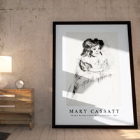 Mary Cassatt - Margot, Resting Arms on Back of Armchair 1903