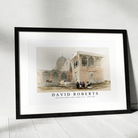 David Roberts - One of the tombs of the caliphs Cairo-1796-1864