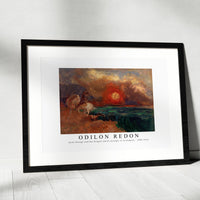 Odilon Redon - Saint George and the Dragon (Saint Georges et le dragon) 1909-1910