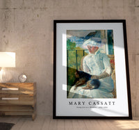 
              Mary Cassatt - Young Girl at a Window 1883-1884
            