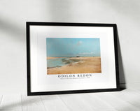 
              Odilon Redon - Beach at Low Tide (Mouth of the River) 1869
            
