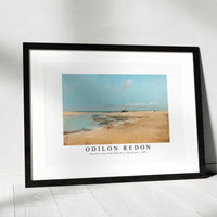 Odilon Redon - Beach at Low Tide (Mouth of the River) 1869