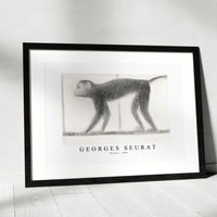 Georges Seurat - Monkey 1884