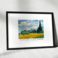 Vincent Van Gogh - Wheat Field with Cypresses 1889