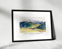 
              John Singer Sargent - Open Valley, Dolomites (ca. 1913–1914)
            