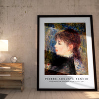 Pierre Auguste Renoir - Young Woman with Rose (Jeune fille Ã la rose) 1877
