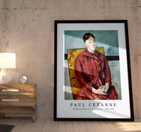
              Paul Cezanne - Madame Cézanne in a Yellow Chair 1888-1890
            