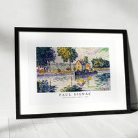 Paul Signac - View of the Seine, Samois (1906)