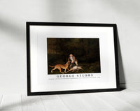 
              George Stubbs - Freeman, the Earl of Clarendon's gamekeeper, with a dying doe and hound 1800
            