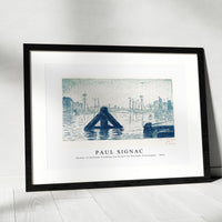 Paul Signac - Harbor in Holland–Flushing (La balise–En Holland, Flessingue) (ca. 1894)