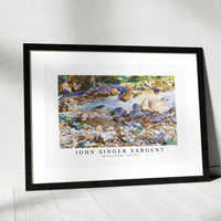 John Singer Sargent - Mountain Stream (ca. 1912–1914)
