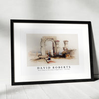 David Roberts - Ruins Temple on the Island of Biggeh Nubia-1796-1864