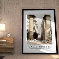 David Roberts - Great Hall at Karnak temple in Thebes-1796-1864
