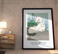 
              Ohara Koson - Rabbits at full moon (1920 - 1930) by Ohara Koson (1877-1945)
            