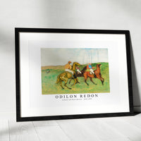 Odilon Redon - Jockeys and Race Horses 1890-1895